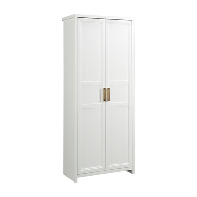 Sauder Select 71H Storage Cabinet with 4 Shelves, White (443650)