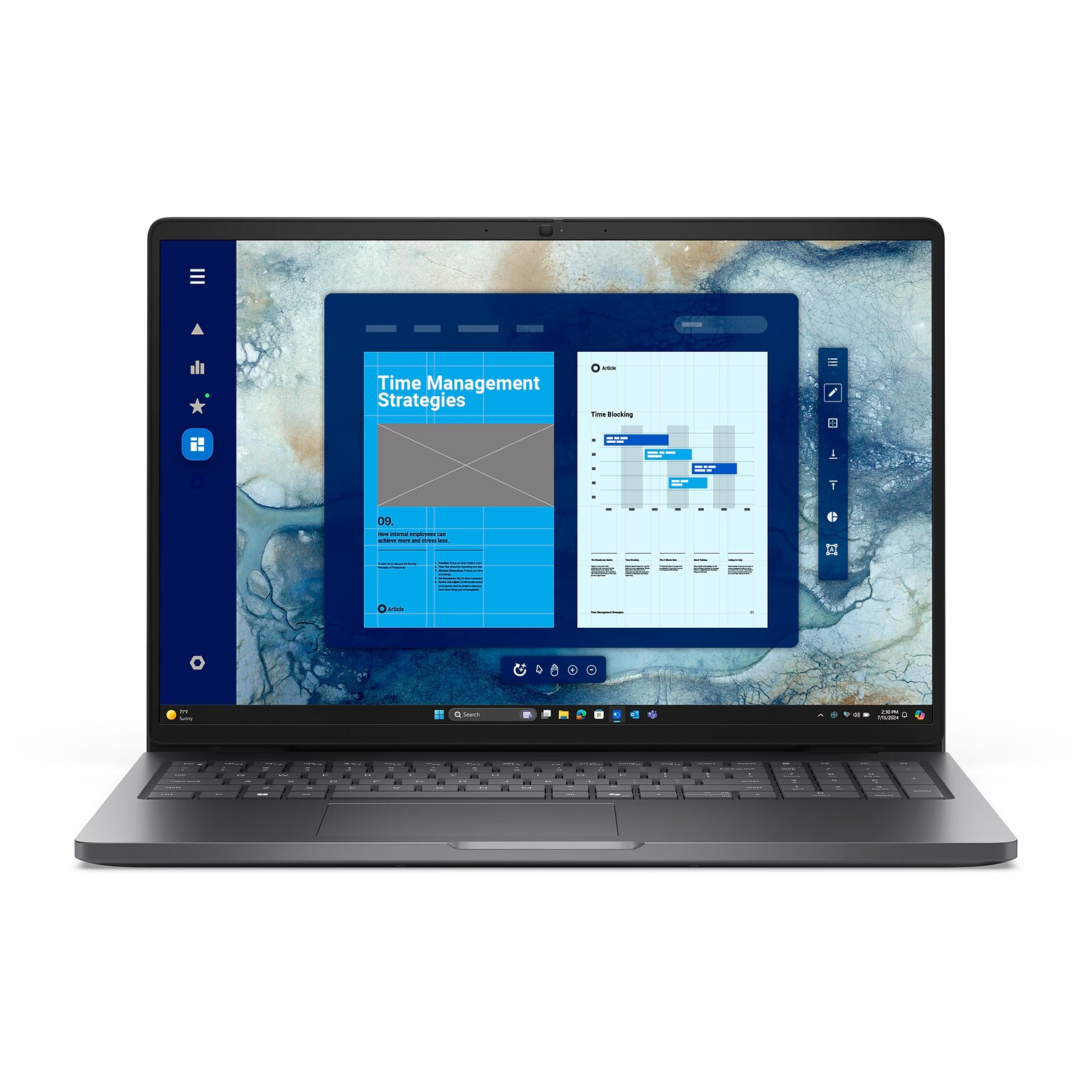 Dell Pro 16 16” IPS, AI Laptop, Intel Core Ultra 5, 16GB RAM, 256GB SSD, 8.7 Hour Battery, Windows 11 Pro