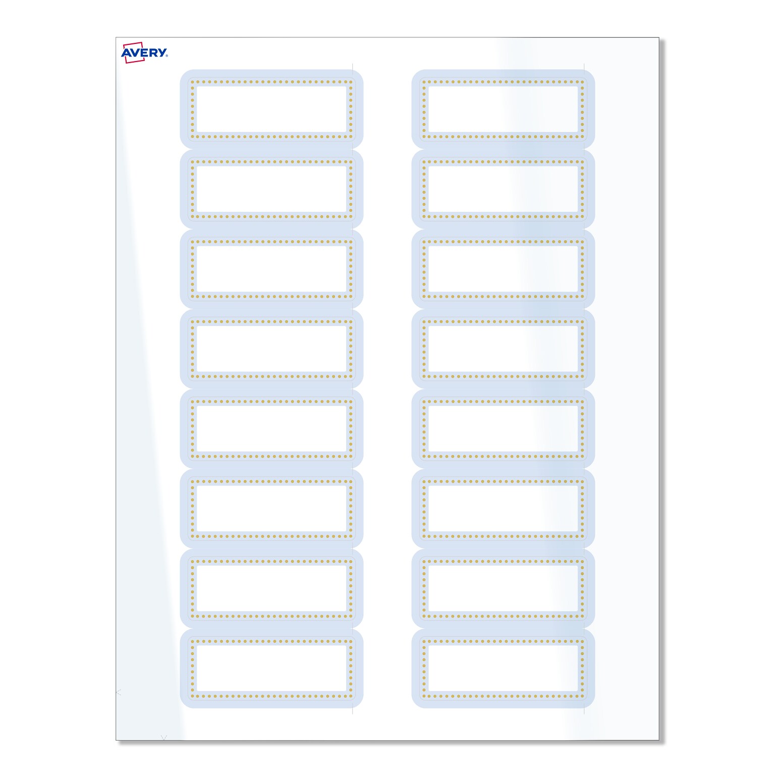 Avery Laser/Inkjet Rectangle Multipurpose Labels, 1 x 2-5/8, White, 160/Pack (S00-D2E)