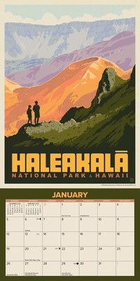 2025 Willow Creek National Parks 7" x 7" Monthly Wall Calendar  (45886)