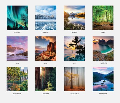 2026 House of Doolittle Earthscapes Scenic 22 x 17 Monthly Desk Pad Calendar, Multi (147-26)