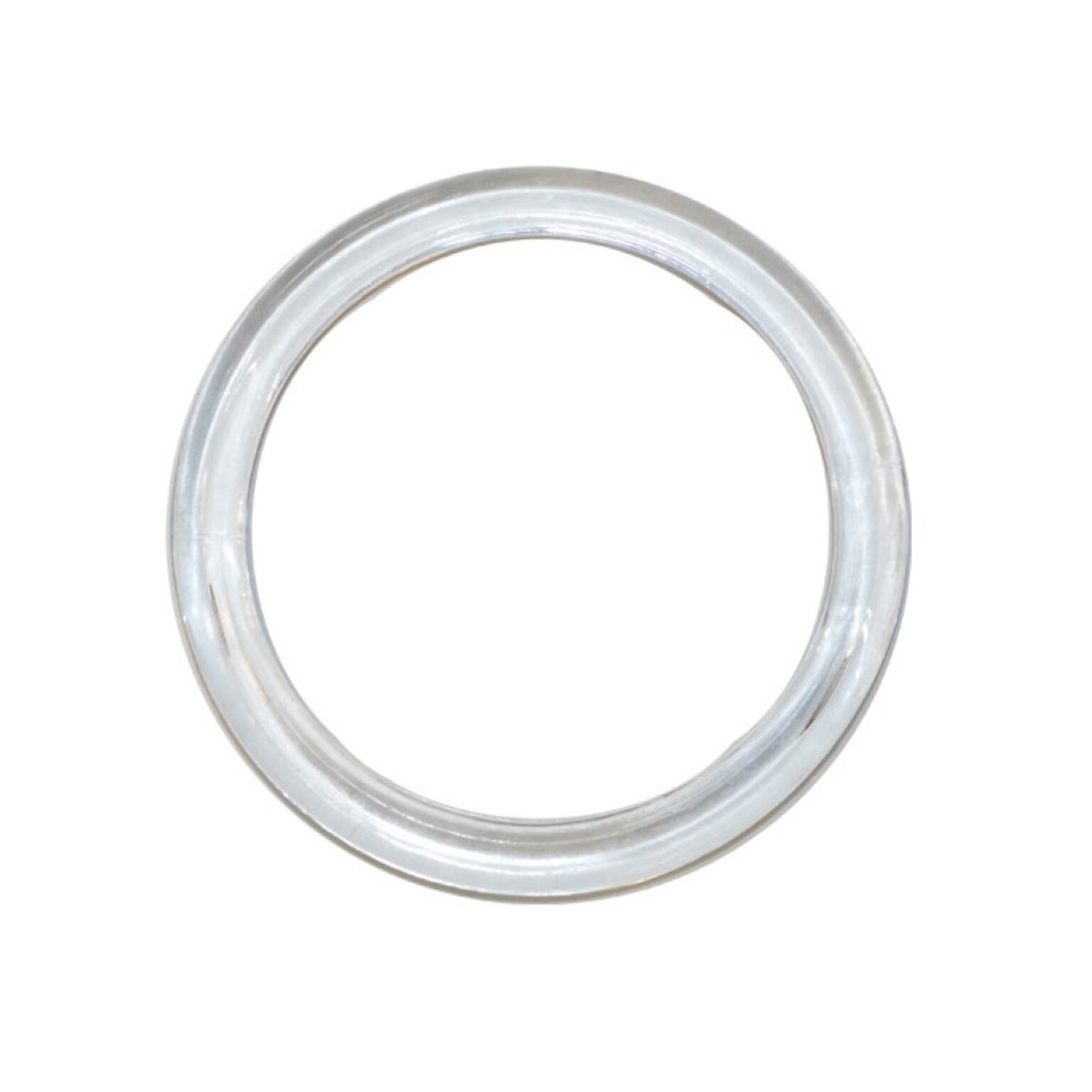 Nahanco 1 1/4 Plastic Small Scarf Ring, Clear, 500/Pack, 500/Pack (CIR)