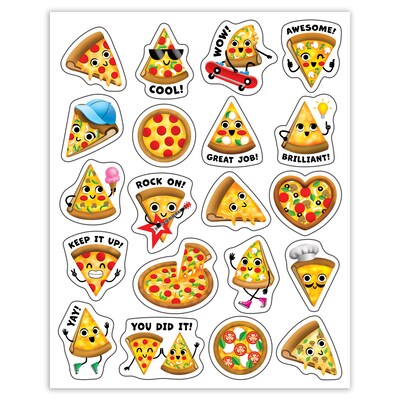 Teacher Created Resources Pizza Smelly Stickers, Multicolored, 120/Pack, 6/Packs/Bundle (TCR9440-6)