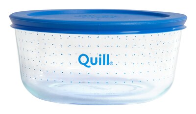 Pyrex 4 cup Bowl and Lid Set with Quill Logo