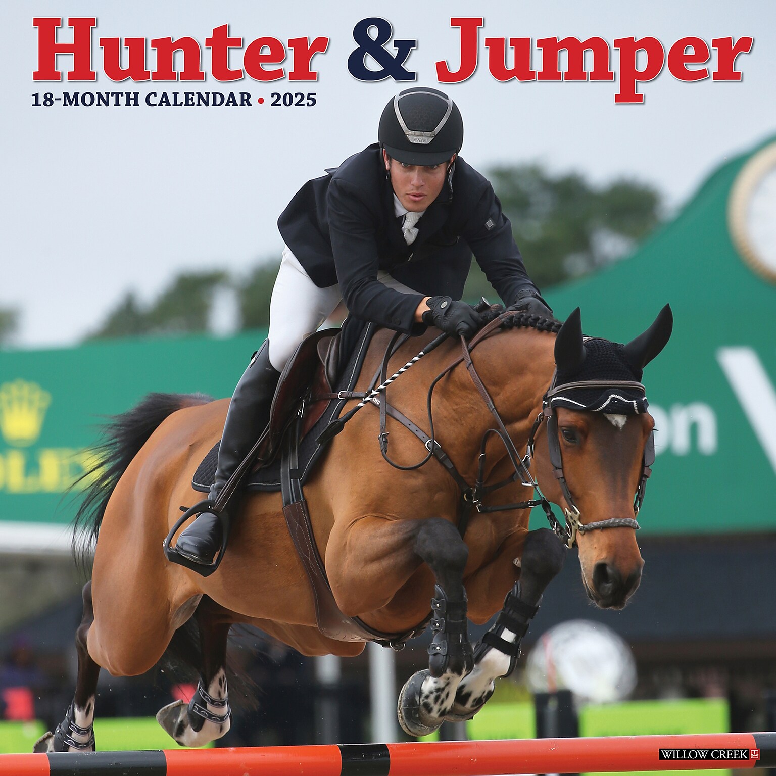 2025 Willow Creek Hunter & Jumper 12 x 12 Monthly Wall Calendar (43448)