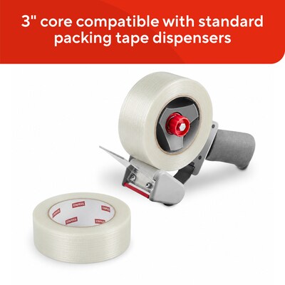 Staples Filament Tape, 48mm x 55m — 6/Pack