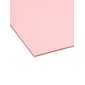 Smead File Folders, 1/3-Cut Tab, Letter Size, Pink, 100/Box (12643)