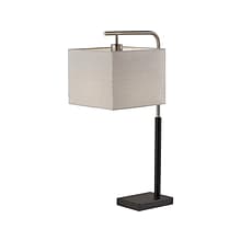Adesso Flora Incandescent Table Lamp, Metal/Brushed Steel (4182-22)