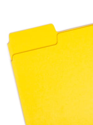 Smead SuperTab File Folder, Oversized 1/3-Cut Tab, Letter Size, Assorted Colors, 24 per Pack (11956)