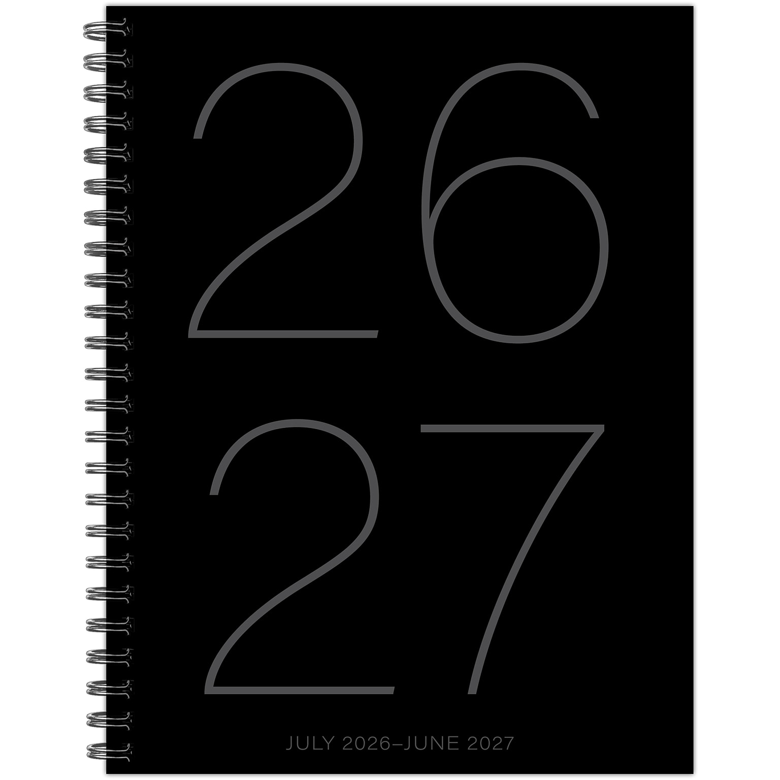 2026-2027 Willow Creek 6.5 x 8.5 Academic Year Weekly & Monthly Planner, Black (65891)