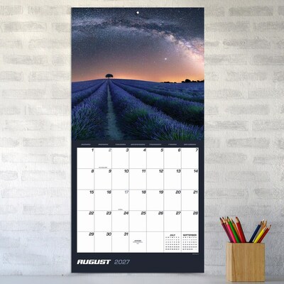 2027 TF Publishing Stargazing 12" x 12" Monthly Wall Calendar, Multicolored (27-1027)