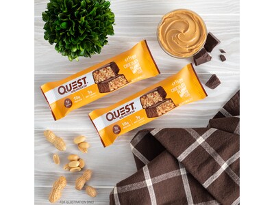 Quest Gluten Free Chocolate Peanut Butter Hero Protein Bar, 1.9 oz., 12 Bars/Box (104952)