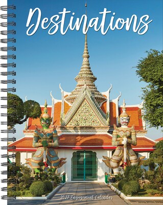 2027 Willow Creek Destinations 6.5 x 8.5 Weekly & Monthly Desk Calendar (64382)