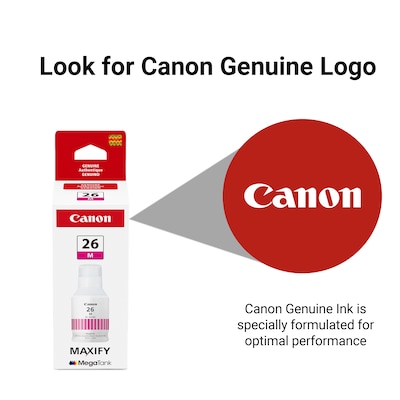 Canon GI-26 Magenta High Yield Ink Cartridge Refill (4422C001)