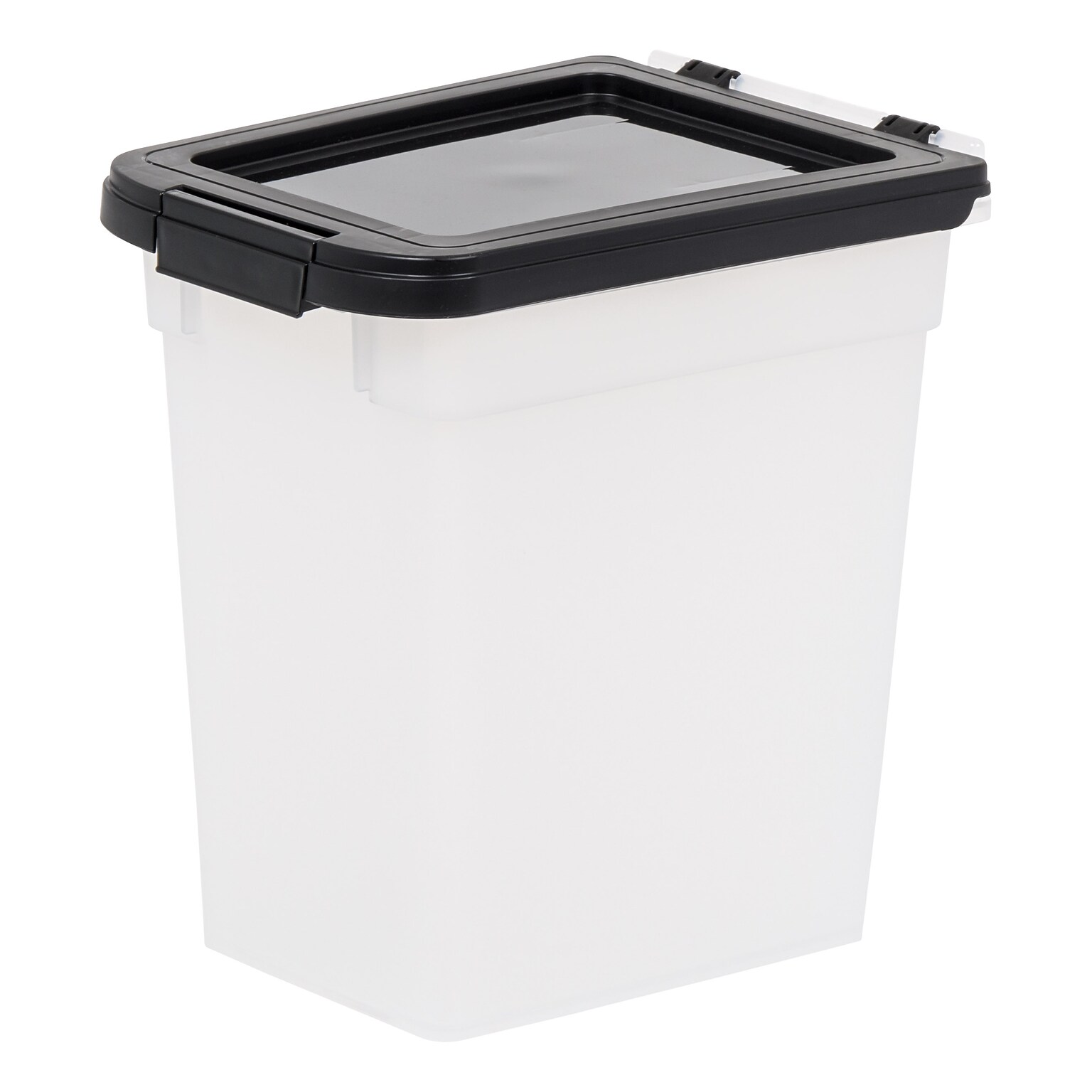 Iris 12.75 Quart Storage Container with Lid, Plastic, White, 2/Pack (500305)