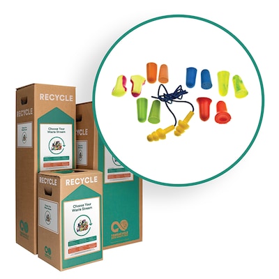 TerraCycle Cardboard Ear Plugs Zero Waste Box, 10.5 Gallon, Natural Kraft (CS44-S)