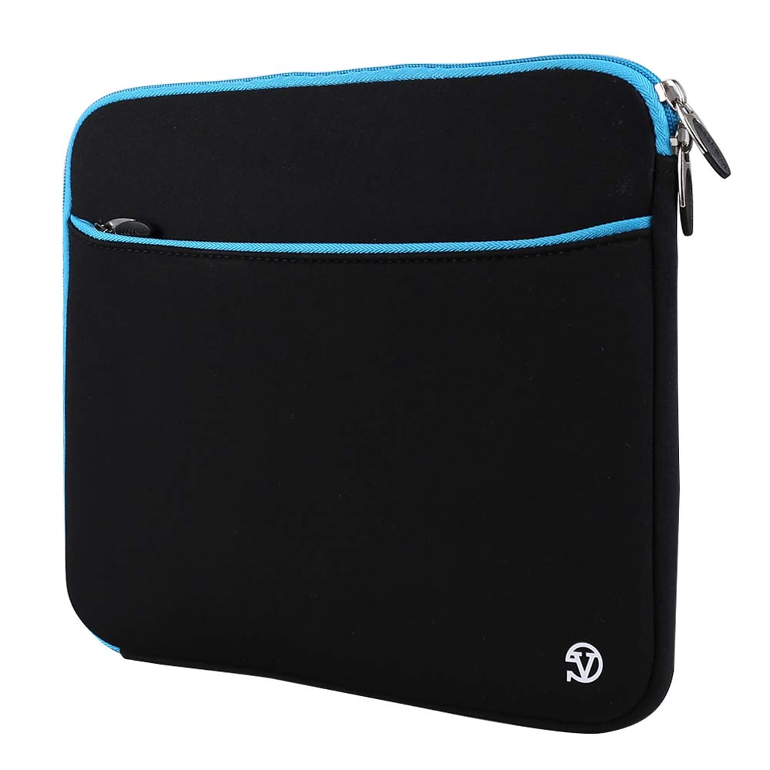 Vangoddy Neoprene Laptop Sleeve for 12 Laptop, Black/Blue
