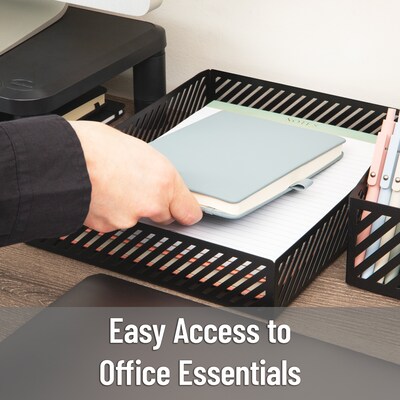 Mind Reader Paper Tray, Black (MOSTRAY-BLK)