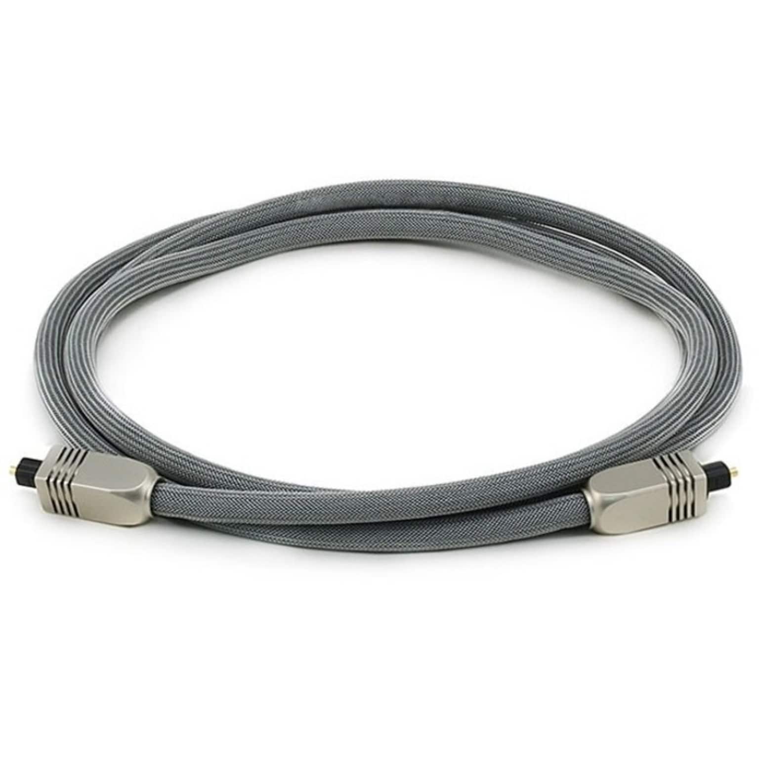 Monoprice Premium 6 ft. Optical Toslink Cable, Male to Male (2764)