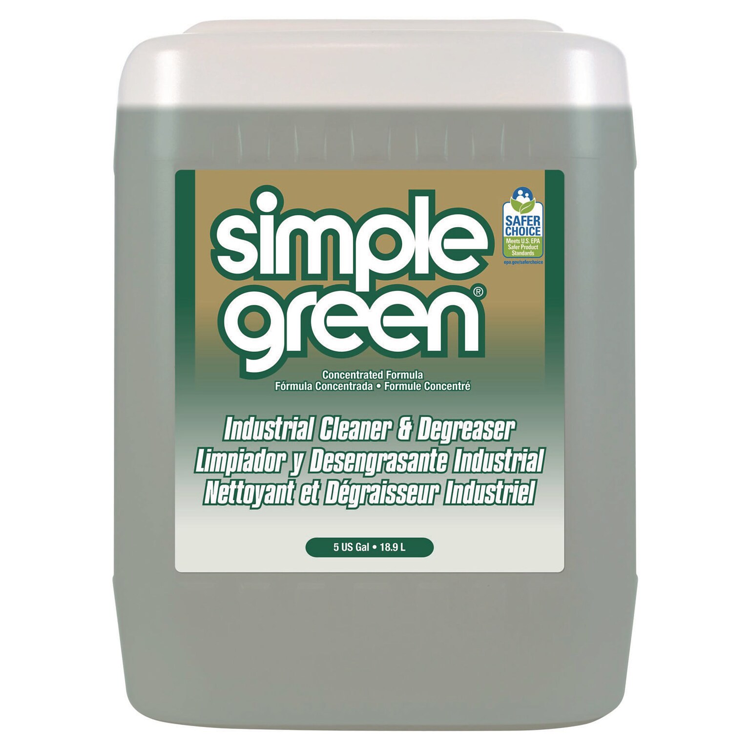 Simple Green Industrial Cleaner and Degreaser, Concentrated, 5 gal Pail (SMP13006)