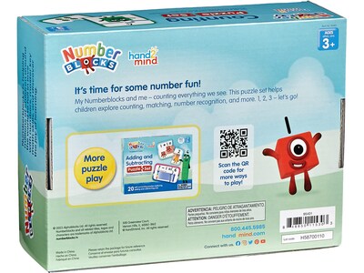 hand2mind Numberblocks Counting Puzzle Set (95401)