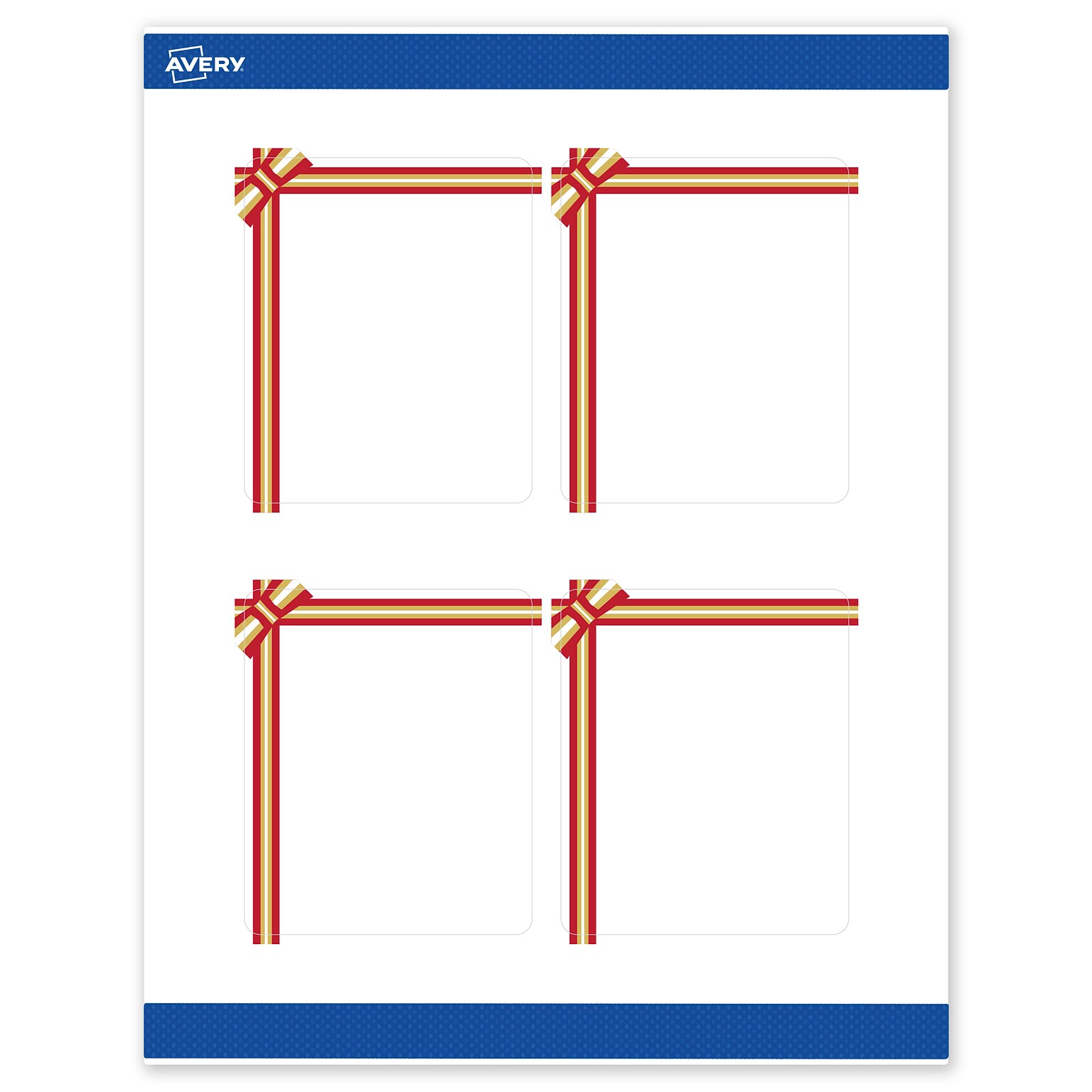 Avery Rectangle Multipurpose Labels, 4 x 3-1/3, White, 40/Pack (19479370584)
