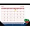 2024-2025 House of Doolittle Seasonal Holiday Depictions 22 x 17 Academic Monthly Desk Pad Calenda