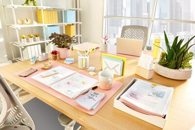 Post-it Greener Recycled Notes, 3" x 5", Sweet Sprinkles Collection, 100 Sheet/Pad, 5 Pads/Pack (655RPA)