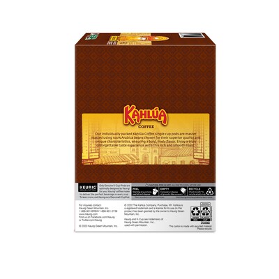 Kahlua Original Coffee, Keurig K-Cup Pod, Light Roast, 96/Carton (PB4141CT)