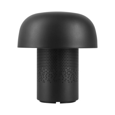 Kooduu Sensa Play 8.5" LED Speaker Lamp with USB Port, Black (1203-01)