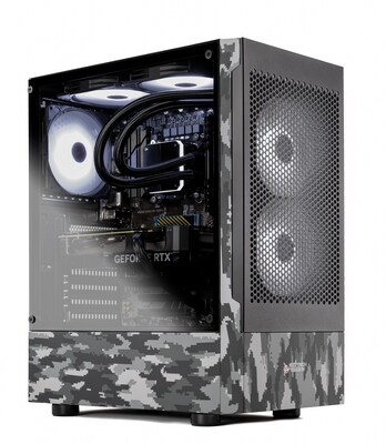 Skytech Gaming Ghost Gaming Desktop Computer, NVIDIA GeForce RTX 3050, AMD Ryzen 7-5700, 16GB RAM, 1