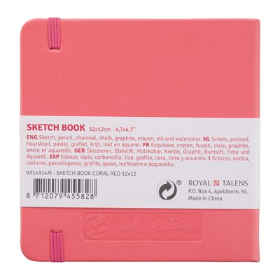 Talens Art Creation 4.7" x 4.7" Sketch Book, 80 Sheets/Book, 5/Bundle (TLN9314314M-5)
