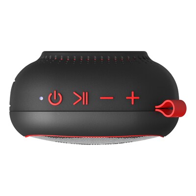 ION Magnet Rocker Wireless Bluetooth Portable Speakers, Water Resistant, Black, 2/Pack (MAGROCKER2P)