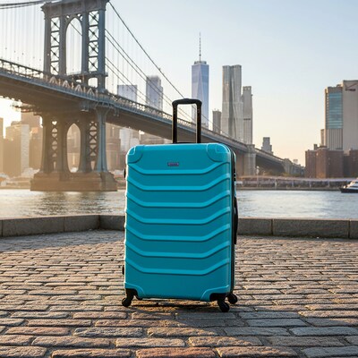 InUSA Endurance 33.27" Hardside Suitcase, 4-Wheeled Spinner, TSA Checkpoint Friendly, Teal (IUEND00XL-TEA)