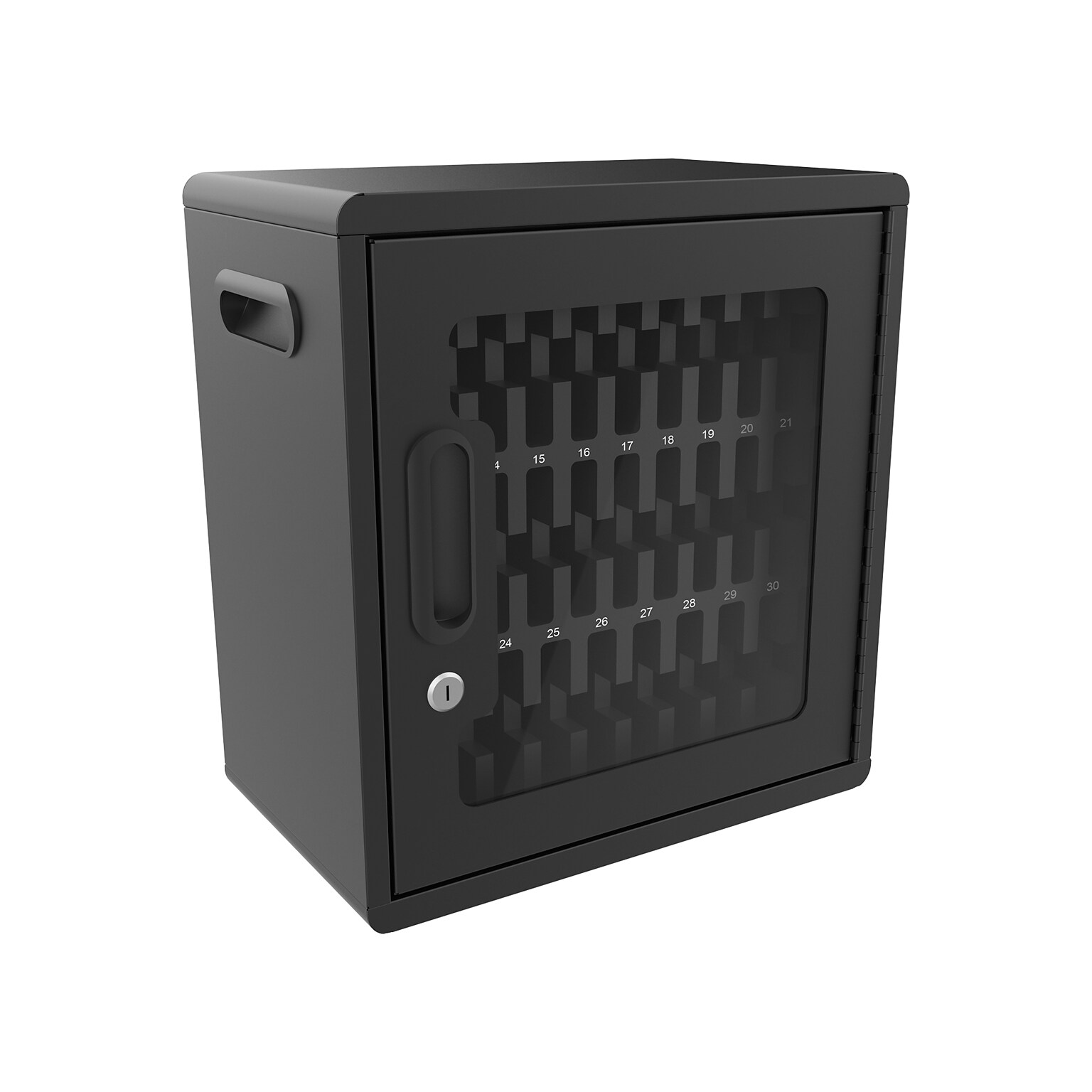 Luxor CellGuard Lockable 32-Unit Cell Phone Cabinet, Black Powder Coated Steel (CHZZ001)
