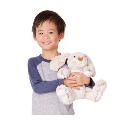 Melissa & Doug Easter Bunny Rabbit Stuffed Animal, Brown/White (MS7674)