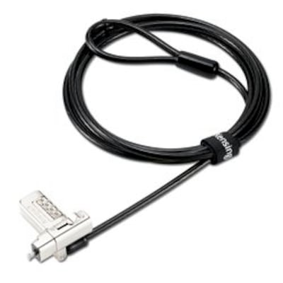 Kensington Universal 3-in-1 2.0 Serialized Combination Laptop Lock, 6ft. (K63395WW)