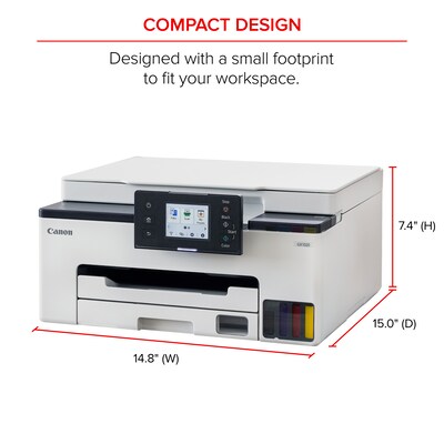 Canon MAXIFY GX1020 Wireless Color Inkjet Printer, All-In-One Supertank, Print, Scan, Copy (GX1020)