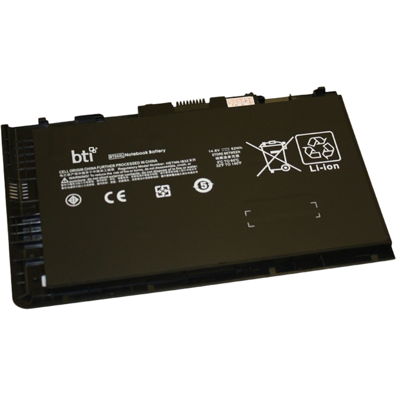 Battery Technology Li-Ion Replacement Battery for HP Compaq, 3400mAh (BT04-BTI)