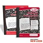 Staples® Composition Notebook, 7.5" x 9.75", Primary Ruled, 100 Sheets, Red/Black Marble (42079)