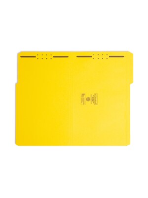 Smead Card Stock Classification Folders, Reinforced 1/3-Cut Tab, Legal Size, Yellow, 50/Box (17940)