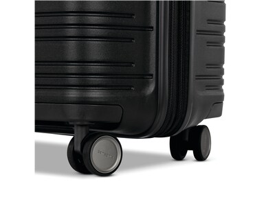 Samsonite Elevation Plus 23" Hardside Carry-On Suitcase, 4-Wheeled Spinner, TSA Checkpoint Friendly, Triple Black  (142910-2620)