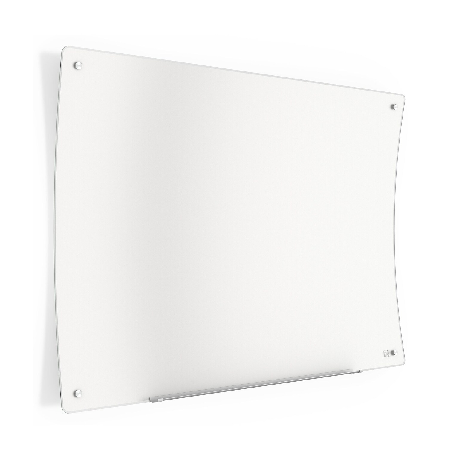 TRU RED™ Ergonomic Curved Magnetic Glass Dry-Erase Whiteboard, 4 x 3 (TR62094)