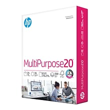 HP 8.5 x 11 Multipurpose Paper, 20 lbs., 96 Brightness, 500 Sheets/Ream (HPM1120)