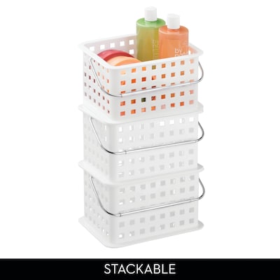 iDESIGN Plastic Basket with Handles, 3/Set (27746M3)