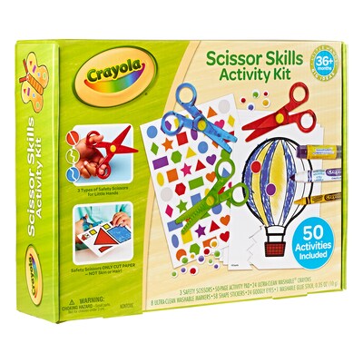 Crayola Scissor Skills Activity Kit, 168/Set (BIN811519)