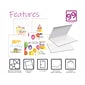 Better Office Fun & Chic Birthday Cards with Envelopes, 6" x 4", Assorted Colors, 99/Pack (64532-99PK)