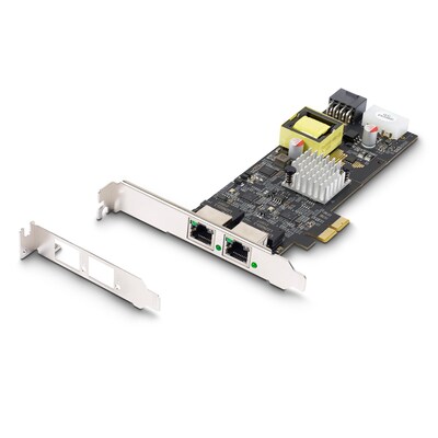 StarTech 2-Port PCI Express Gigabit Ethernet Adapter (PR22GIP-NETWORK-CARD)