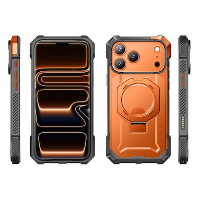 SUPCASE Unicorn Beetle Grip MagSafe Case for iPhone 17 Max, Shock Absorbing, Coral (SUP-iPhone2025Max-UBGrip-Coral)