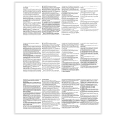 ComplyRight 2025 W-2 Tax Form, 3-Part, 3-Up, 50/Pack (521150)